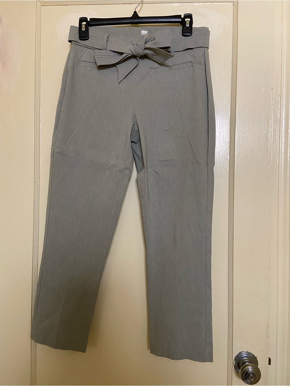 Jules & Leopold Straight Leg Tie Waist Pants